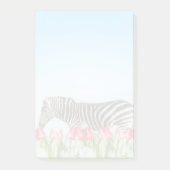 Een Zebra van de Tulpen Post-it® Notes (Voorkant)