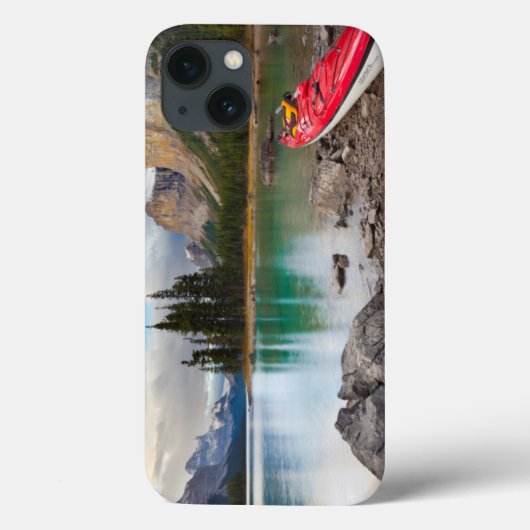 Een zee kayak aan de kust van Spirit Case-Mate iPhone Case (Achterkant)