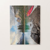 Een zee kayak aan de kust van Spirit Legpuzzel (Verticaal)