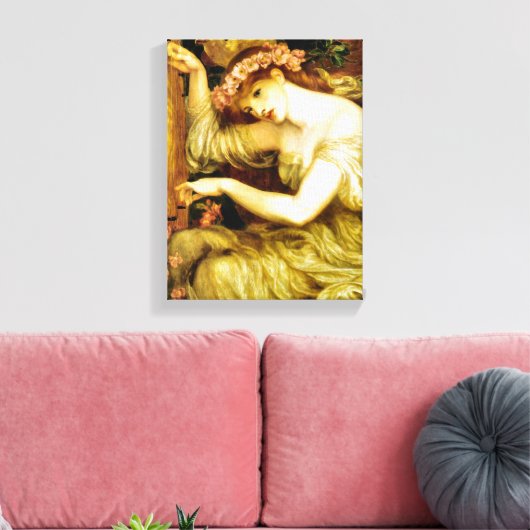 Een Zee pellerspoeling Raphaelite 1877 Canvas Afdruk (Insitu (Woonkamer))