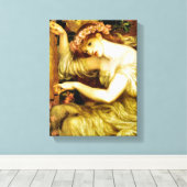 Een Zee pellerspoeling Raphaelite 1877 Canvas Afdruk (Insitu (Houten vloer))