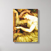 Een Zee pellerspoeling Raphaelite 1877 Canvas Afdruk (Voorkant)