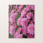 Een Zee roze chrysanthema #2 Legpuzzel (Verticaal)