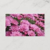 Een Zee roze chrysanthema #2 Visitekaartje (Achterkant)