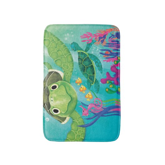 Een Zee-schildpad Badmat (Voorkant Verticaal)