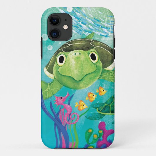 Een Zee-schildpad Case-Mate iPhone Case (Achterkant)