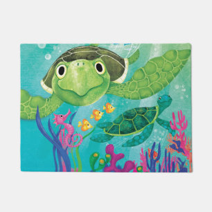 Een Zee-schildpad Deurmat