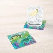 Een Zee-schildpad Kartonnen Onderzetters (Insitu)