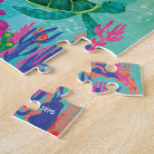 Een Zee-schildpad Legpuzzel (Zijkant)