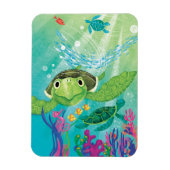 Een Zee-schildpad Magneet (Verticaal)