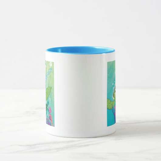 Een Zee-schildpad Mok (Midden)