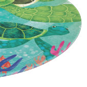 Een Zee-schildpad Snijplank (Hoek)