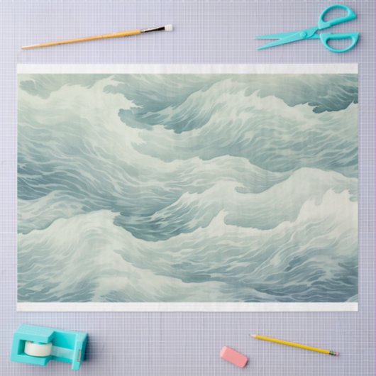 Een Zee serie ontwerp 13 Tissuepapier (Craft)