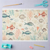 Een Zee serie ontwerp 5 Tissuepapier (Craft)