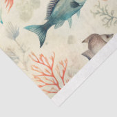 Een Zee serie ontwerp 5 Tissuepapier (Detail)