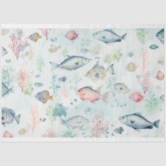 Een Zee serie ontwerp 7 Tissuepapier