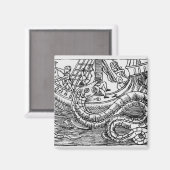 Een Zee serpent Magneet (Voorkant / Achterkant)