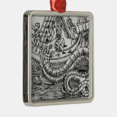 Een Zee serpent Metalen Ornament (Rechts)