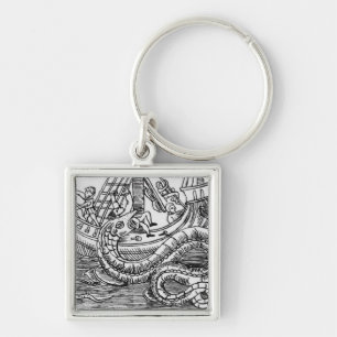 Een Zee serpent Sleutelhanger