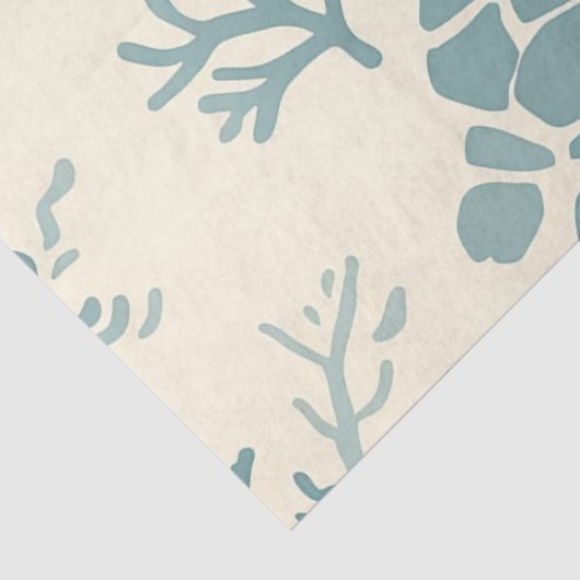 Een Zee Turtle Series Design 8 Tissuepapier (Detail)