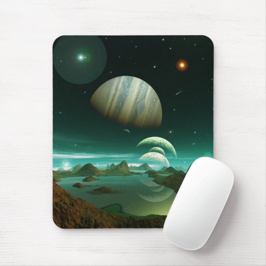 Een Zee van Groen Muismat (Met muis)