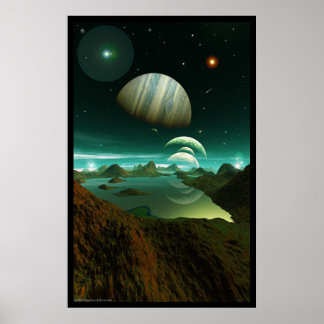 Een Zee van Groen Poster