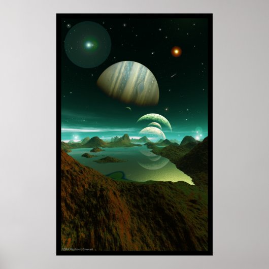 Een Zee van Groen Poster (Voorkant)