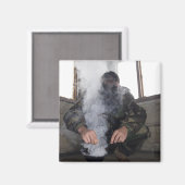 Een zee vult de gaskamer met meer CS-gas Magneet (Voorkant / Achterkant)