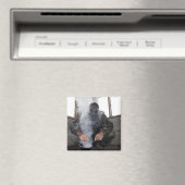 Een zee vult de gaskamer met meer CS-gas Magneet (Insitu (Vaatwasser))