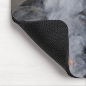 Een zee vult de gaskamer met meer CS-gas Muismat (Hoek)