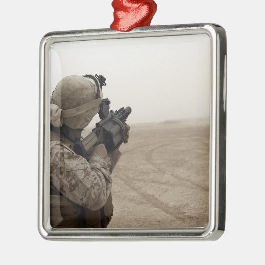 Een zee vuurt de M-32 Metalen Ornament (Links)