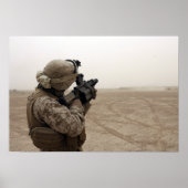 Een zee vuurt de M-32 Poster (Voorkant)