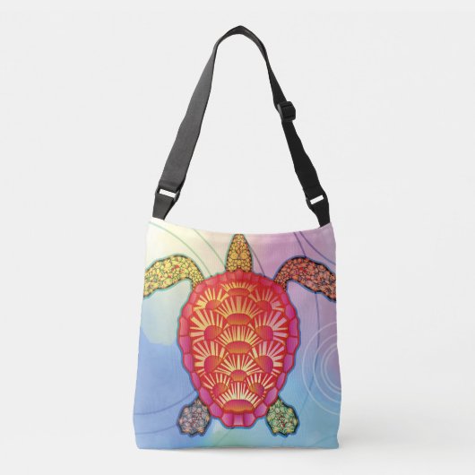Een zeeen schildpad crossbody tas (Voorkant)