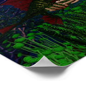 Een zeemeermin en haar vis poster (Hoek)