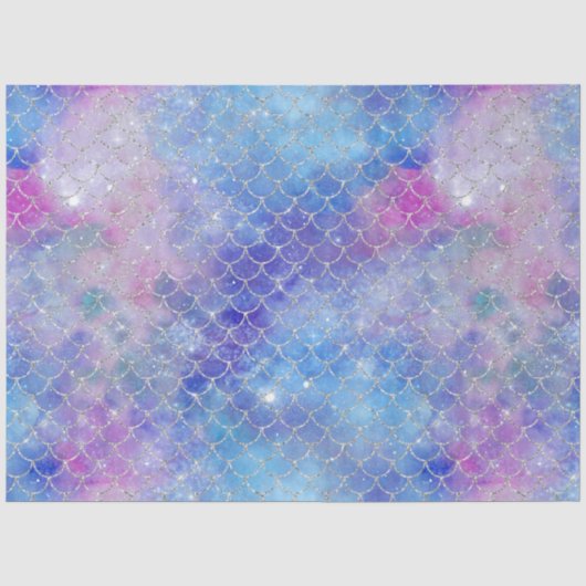Een Zeemeermin Galaxy Serie Design 5 Tissuepapier (Voorkant)