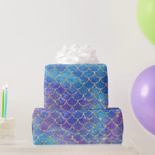 Een Zeemeermin Galaxy Serie Design 9 Cadeaupapier