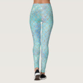 Een Zeemeermin Galaxy Serie Ontwerp 2 Leggings (Achterkant)