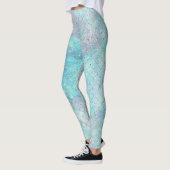 Een Zeemeermin Galaxy Serie Ontwerp 2 Leggings (Links)