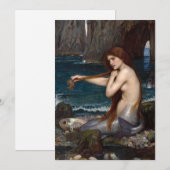 Een zeemeermin | John William Waterhouse (Voorkant / Achterkant)