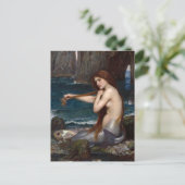 Een zeemeermin | John William Waterhouse Briefkaart (Staand voorkant)