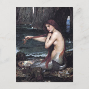 Een Zeemeermin John William Waterhouse Mythologisc Briefkaart