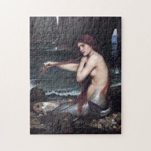 Een Zeemeermin John William Waterhouse Mythologisc Legpuzzel (Verticaal)