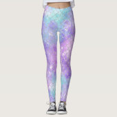 Een Zeemeermin Sterrenstelsel Serie Design 11 Leggings (Voorkant)