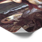 Een zeemeermin van J W Waterhouse, 1901 ontkoppeld Poster (Hoek)