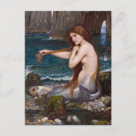 Een zeemeermin van John William Waterhouse 1900 CC Briefkaart