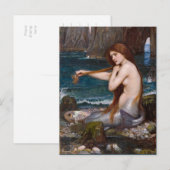 Een zeemeermin van John William Waterhouse 1900 CC Briefkaart (Voorkant / Achterkant)