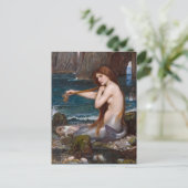 Een zeemeermin van John William Waterhouse 1900 CC Briefkaart (Staand voorkant)
