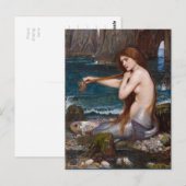Een zeemeermin van John William Waterhouse 1900 CC Briefkaart (Voorkant / Achterkant)