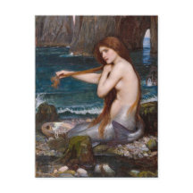 Een zeemeermin van John William Waterhouse 1900 CC