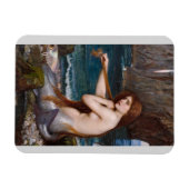 Een zeemeermin van John William Waterhouse Fine ar Magneet (Horizontaal)